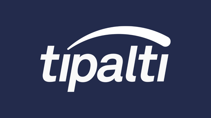 a blue background with the words tipati on it