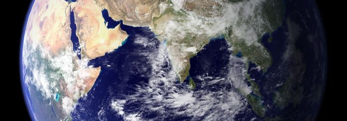 a satellite image of the earth from space