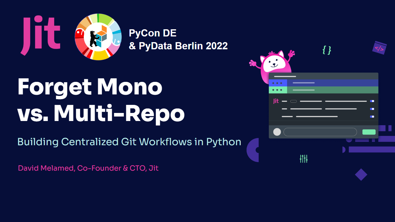 Forget Mono Repo vs. Multi Repo - Building Centralized Git Workflows in Python main image