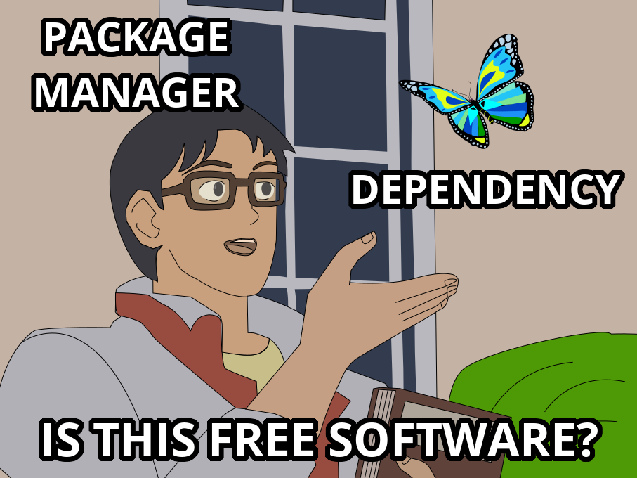 Package manager meme