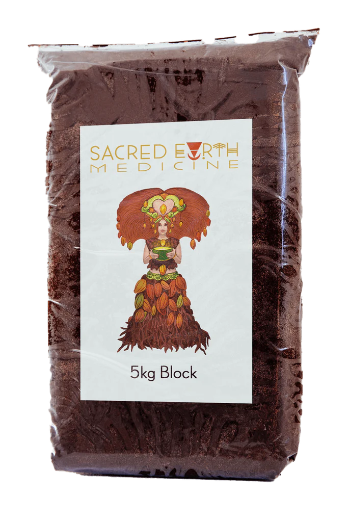 Sacred Earth Medicine Ceremonial Cacao 5kg Block