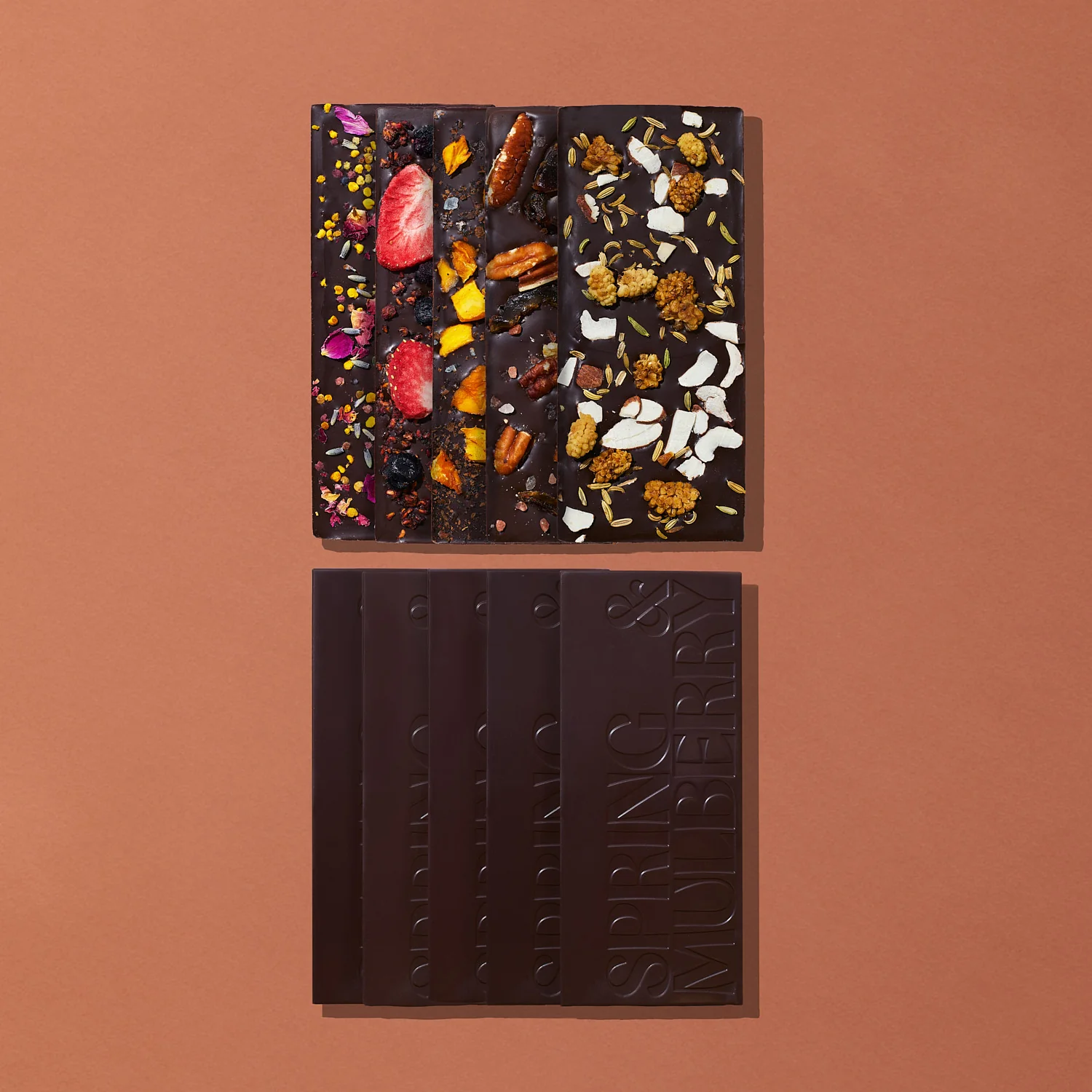 Spring & Mulberry Complete Keepsake Collection Chocolate Slabs