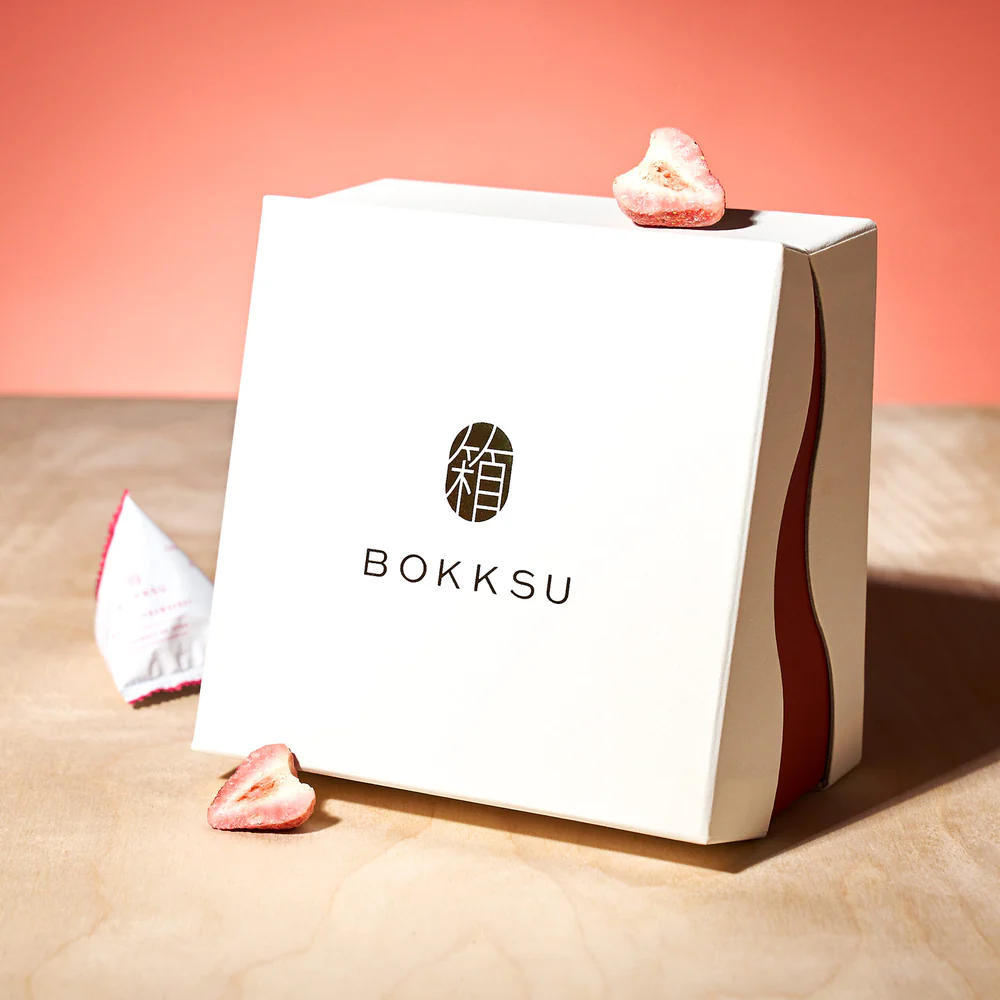 Bokksu White Chocolate Strawberry Gift Box