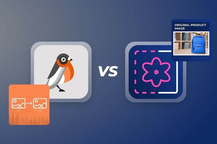 The app logos of Egnition.io's All-in-One Image Master, along with that of Robin Image Optimizer.