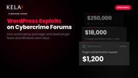 WordPress Exploits on Cybercrime Forums: What Threat Actors Are Selling