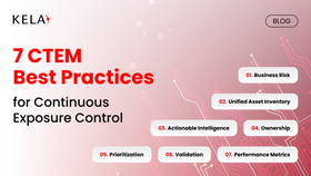 7 CTEM Best Practices for Continuous Exposure Control