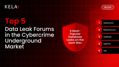 Top 5 Data Leak Forums in the Cybercrime Underground Market 