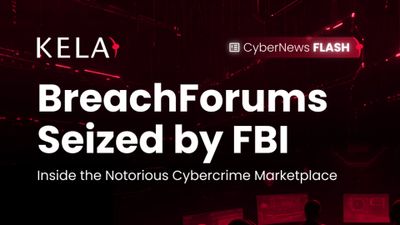 a red background with the words breachfoums seized by fbi inside the