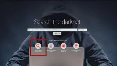 a computer screen with the search button highlighted