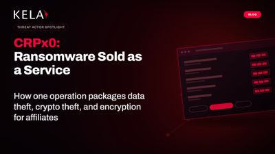 CRPx0 ransomware operation and affiliate service overview