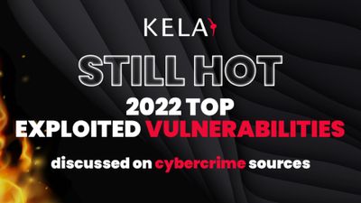 a black background with a red flame and the words kela still hot on it