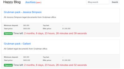 a screenshot of a website listing for a company
