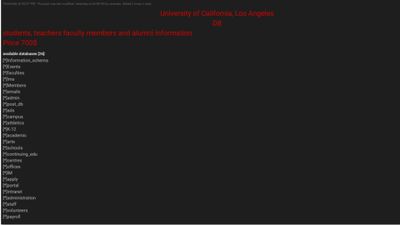a black screen with a red font on it
