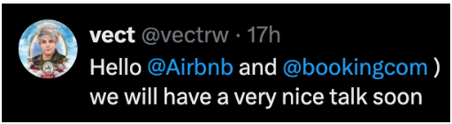 VECT’s post on X, April 13, 2026 VECT’s post on X, April 13, 2026