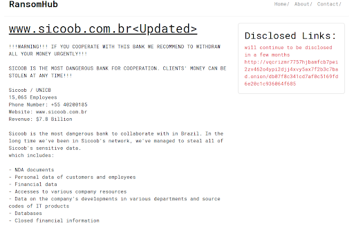 a screenshot of example of cybercriminals