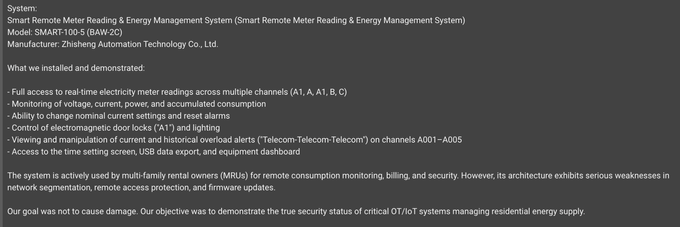 Z-Pentest claims to hack hacked an energy metering and management system | KELA Platform Z-Pentest claims to hack hacked an energy metering and management system | KELA Platform