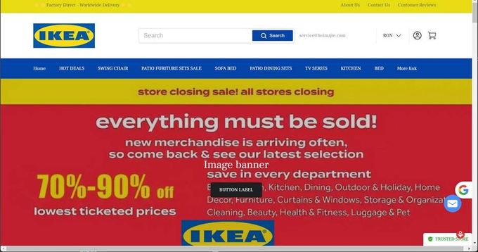 IKEA FAKE WEBSITE