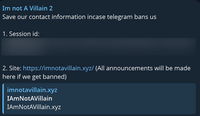 One of the posts as seen on the actor’s Telegram channel One of the posts as seen on the actor’s Telegram channel