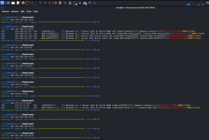 scanning CVE-2023-34039 on a target's environment, TheGentlemen Lake (1) scanning CVE-2023-34039 on a target's environment, TheGentlemen Lake (1)