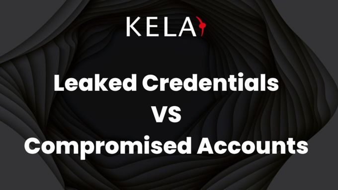 a black and white photo with the words kela leaked credenals