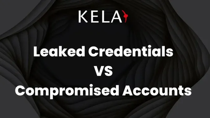 a black and white photo with the words kela leaked credenals