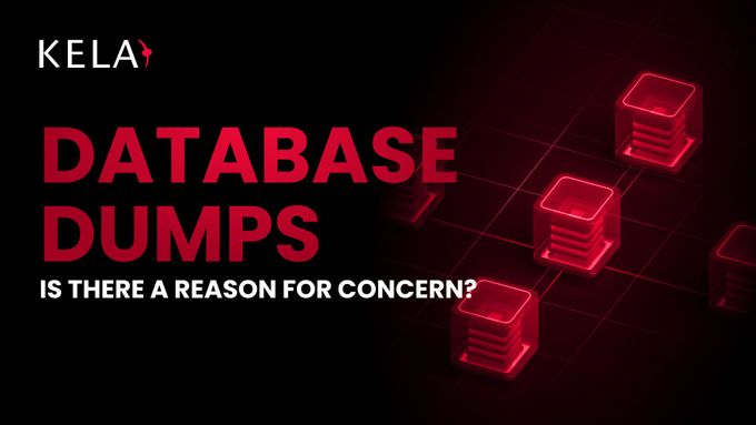 a black background with red text that says database dumps is there a reason