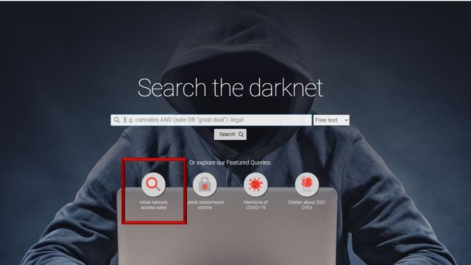 a computer screen with the search button highlighted