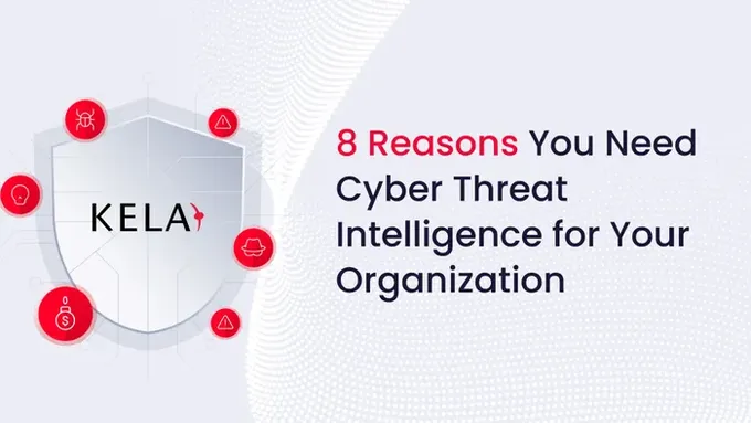 a shield with the words 8 reason you need to know about cyber threat
