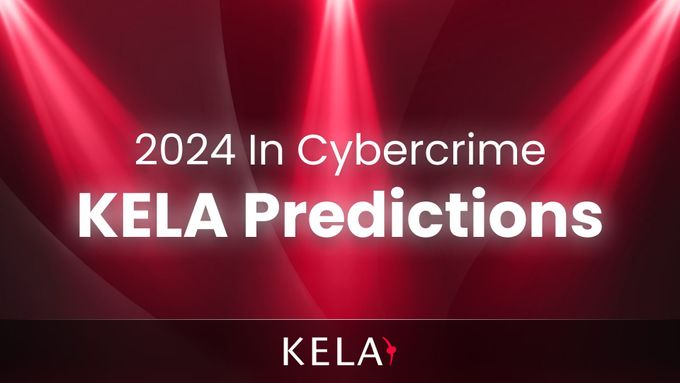 a red light with the words kela in cyber crime
