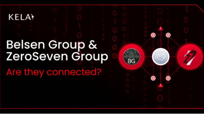 a black background with red and white text that says, belsen group & zero