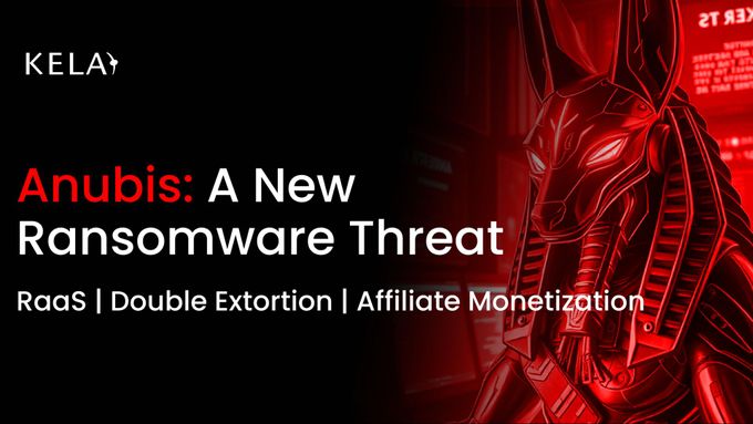 an image of a robot with text that reads anubis a new ransomware