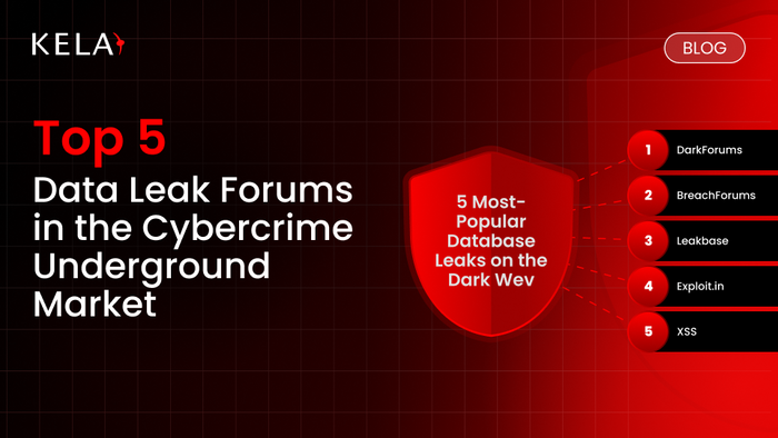 Top 5 Data Leak Forums in the Cybercrime Underground Market