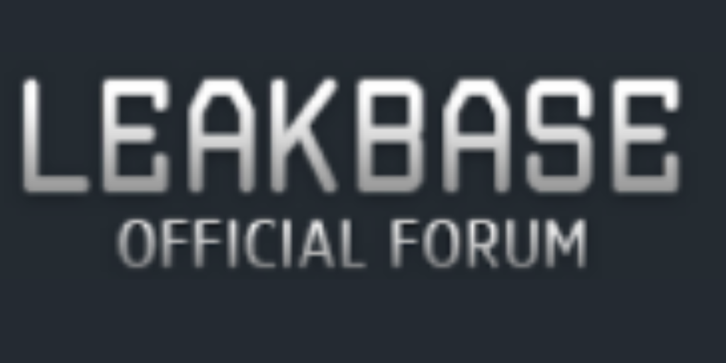 the logo for leak base official forum