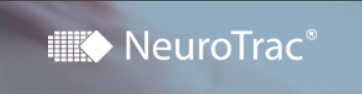 the neurotrac logo is shown on a blurry background