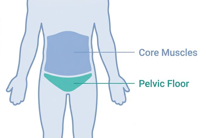 a diagram of the core muscles of a person
