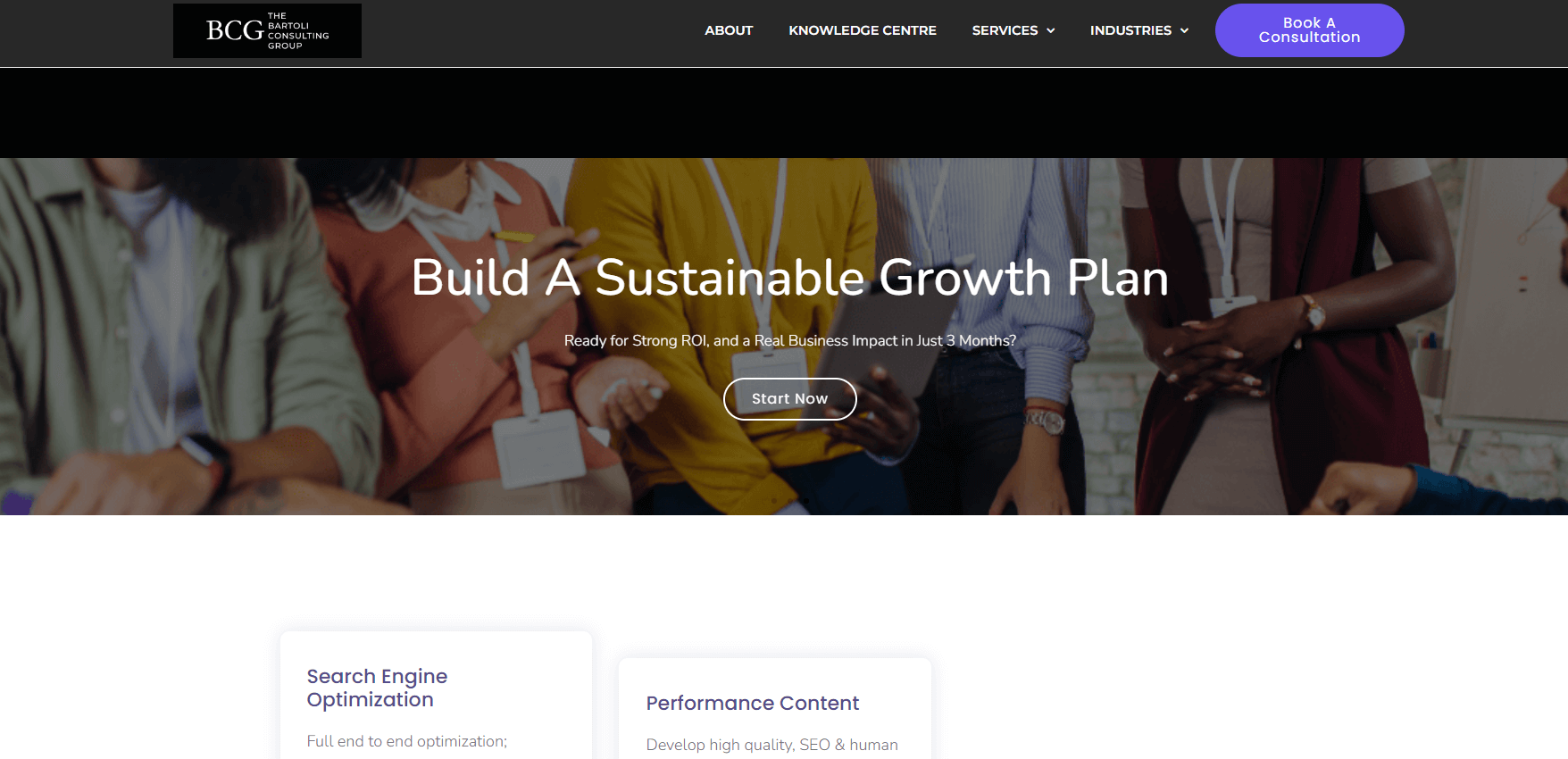 Bartoli Consulting Group Website