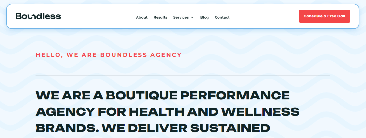 Boundless Agency Website