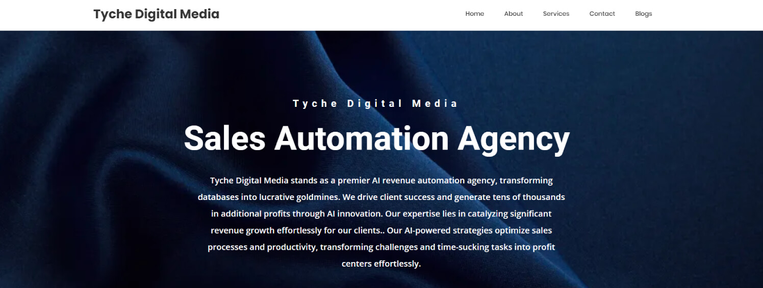 Tyche Digital Media Website