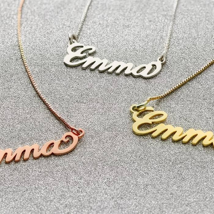 アクセサリー EMMA Emma Name Necklace Best Designs | TheoGrace