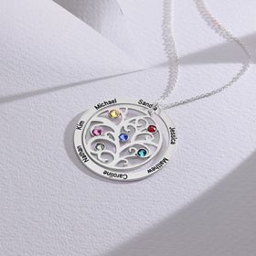 Birthstone Name Necklace: Pick a Stone That's True to You
