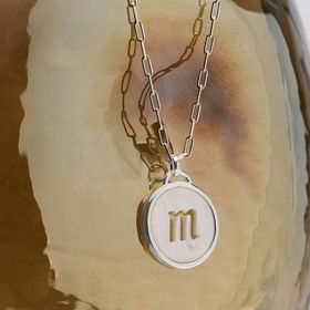 Letter M Necklace