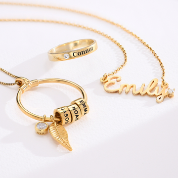 Love diamond jewelry showing a couple of necklaces that are sitting on a table