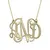 Celebrity Monogram Necklace