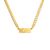 Stock image of Thick Chain Name Necklace in Gold Vermeil– MYKA
