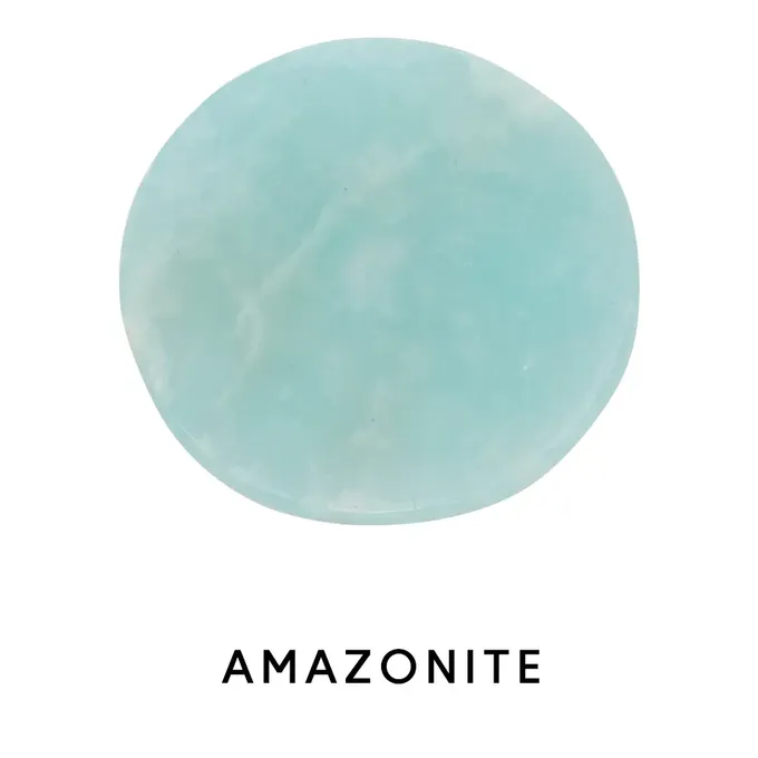 a picture of an amazonite on a white background