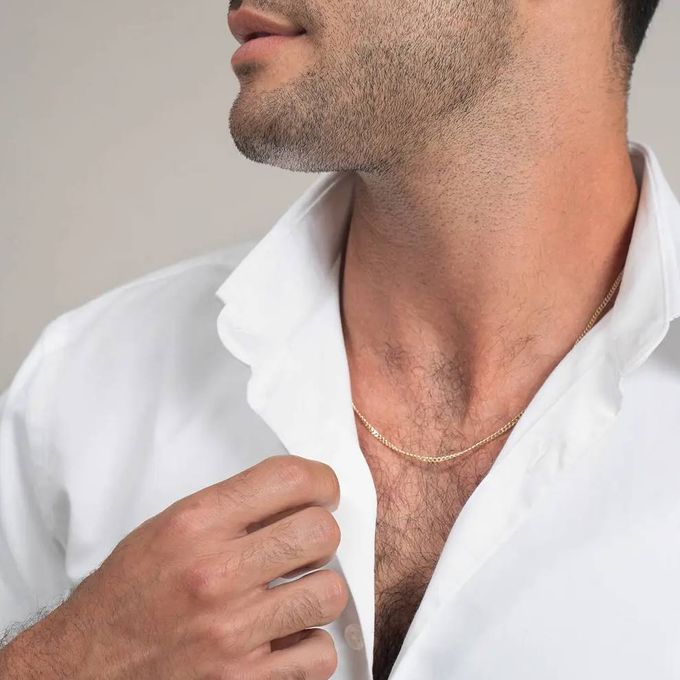 Men's Gourmet Chain in 14K Solid Yellow Gold