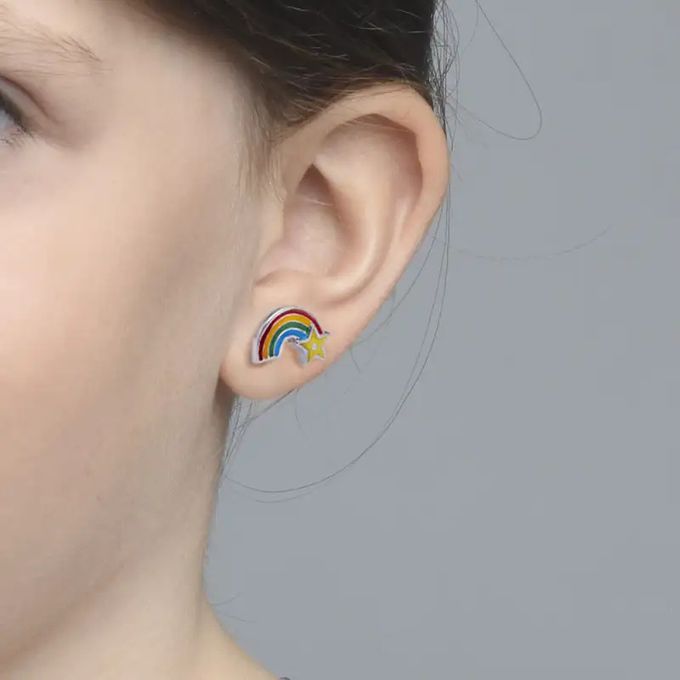 Rainbow Earrings for Kids – MYKA
