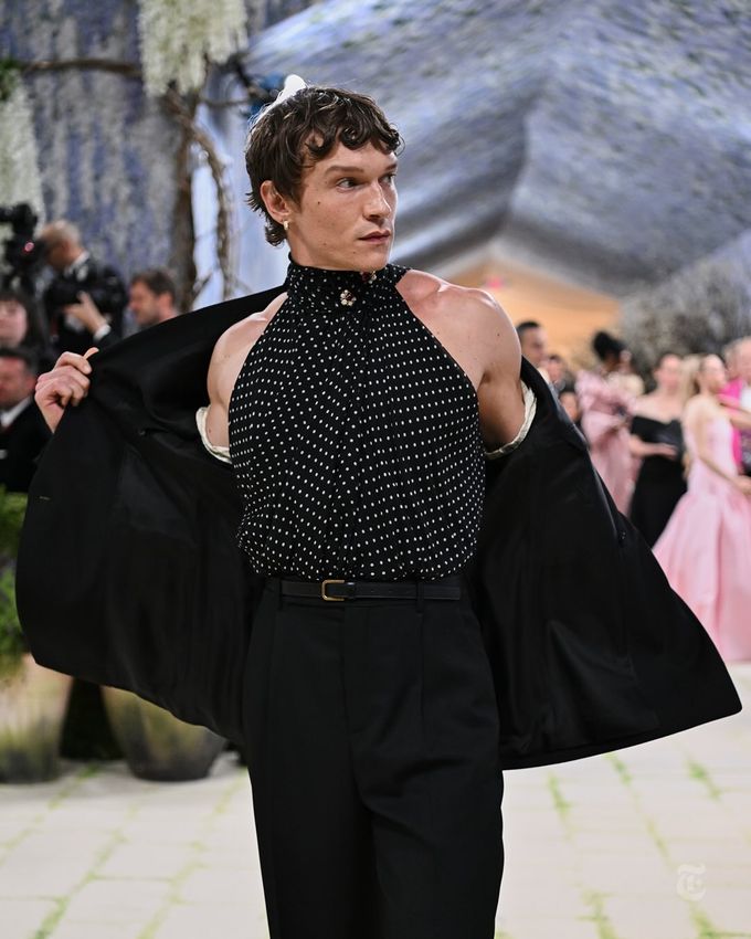 Connor Storrie at the MET Gala
