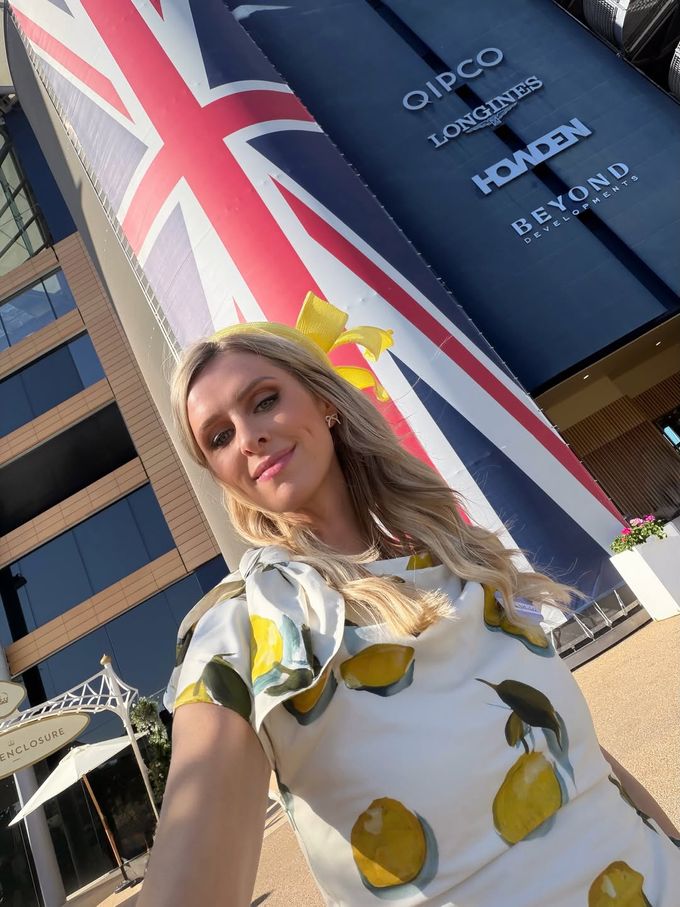 Nicky Hilton in the Shine Bright Bow Earrings in Sterling Silver Nicky Hilton in the Shine Bright Bow Earrings in Sterling Silver