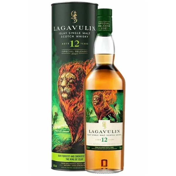 a bottle of lagavulin 12 year old